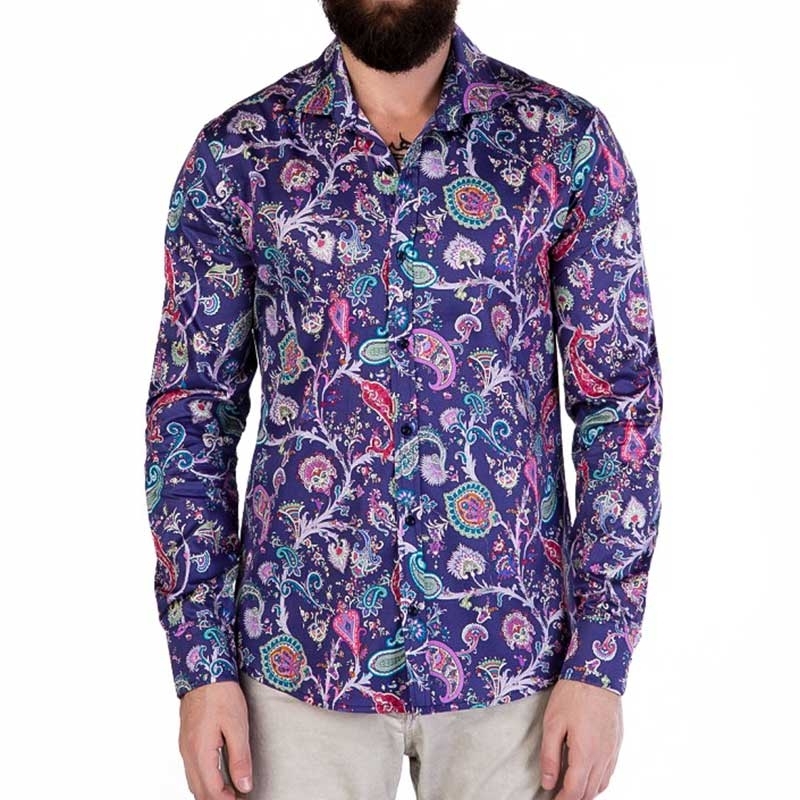 CIPO and BAXX HEMD CH118 Retro Paisley Muster