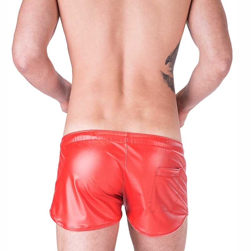 BARCODE Berlin SHORTS wet BYRON fight club 91157 shiny red