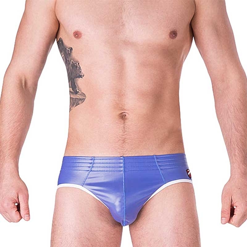 Men's Shiny Metallic Boxer Shorts Backless Underwear Bottomless Underwear