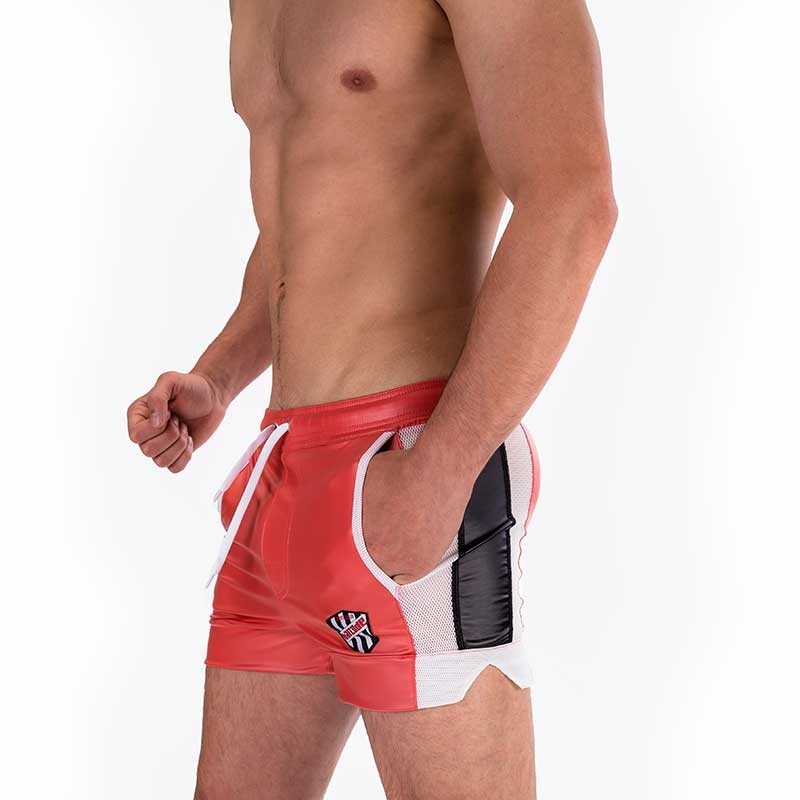 BARCODE Berlin wet SHORTS mesh 91252 in red