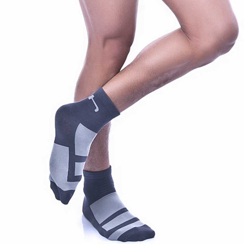 GABRIEL HOMME SHORT SOCKS regular SPORT TIME Active GH-5001 Gym Socks navy-grey