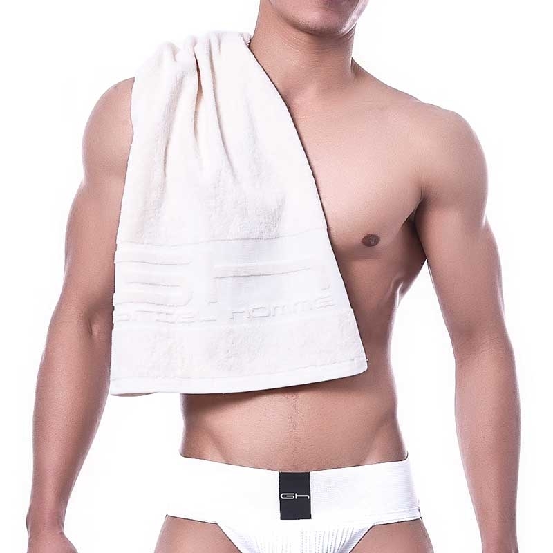 GABRIEL HOMME SPORTS TOWEL regular FITNESS Active GH-4001 Gym Time cream