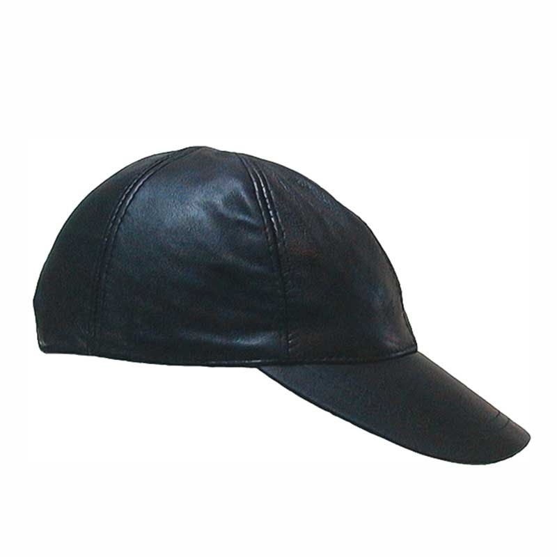 MISTER B CAP hot FETISH BALL Leather MB-450100 Folsom Look black