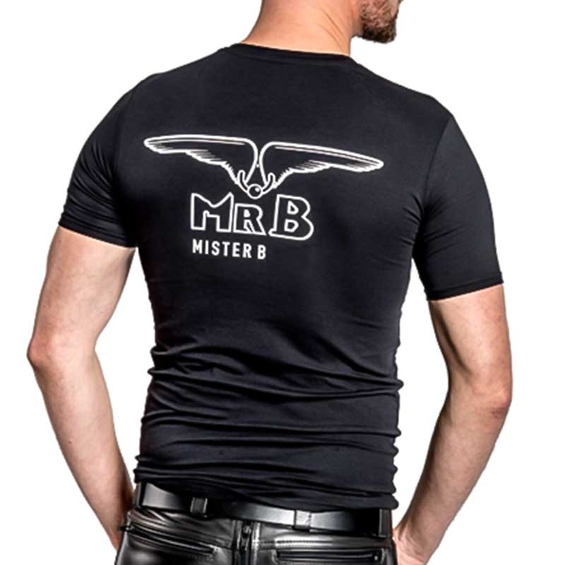 MISTER B T-SHIRT regular BOYFRIEND Swop MB-821052 Fetish Wear black