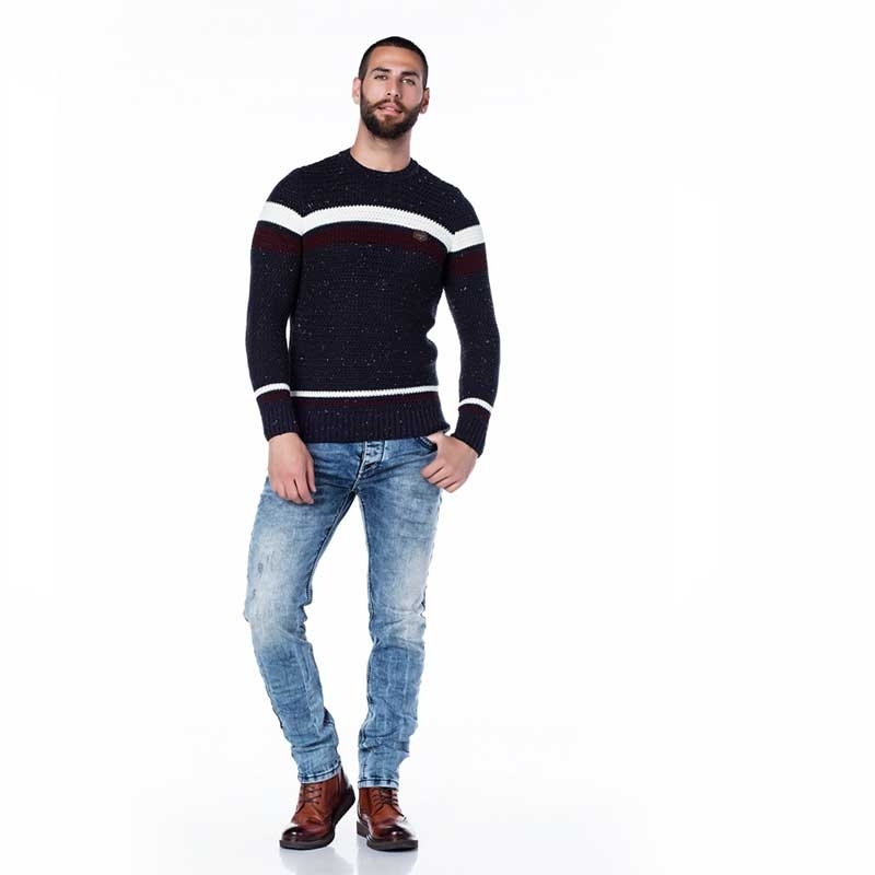 CIPO & BAXX SWEATER CP122 with color spots