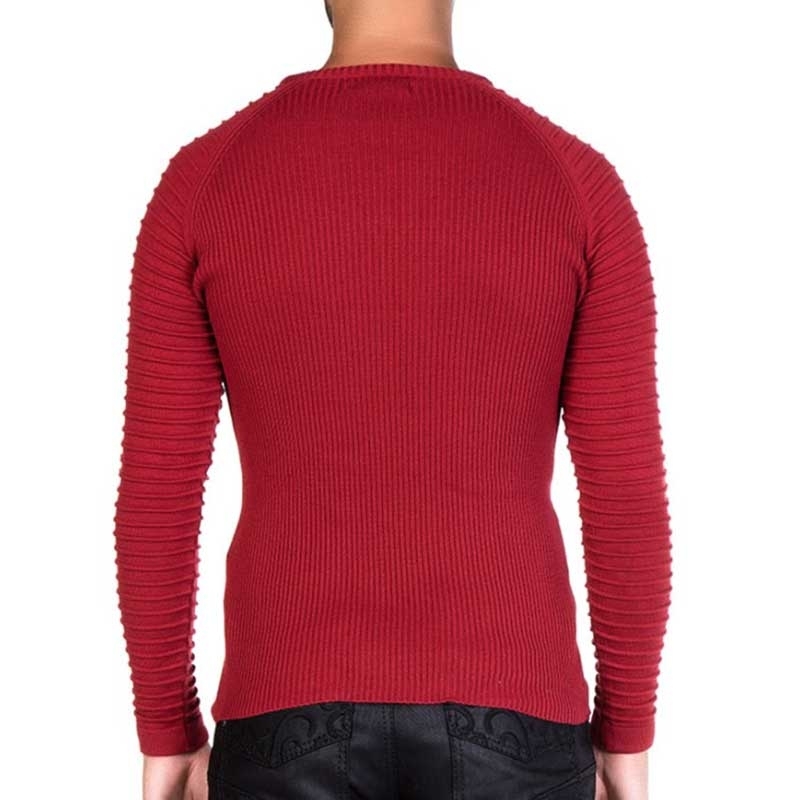 CIPO & BAXX SWEATER CP125 with ribbed fabric