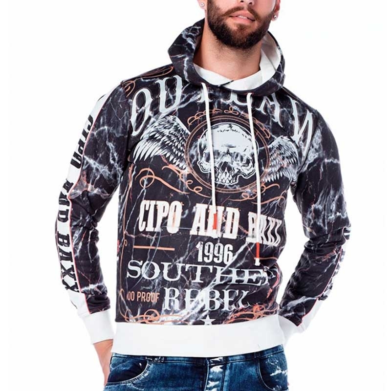 CIPO & BAXX HOODIE CL169 with skull print
