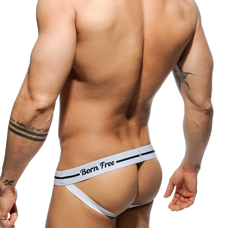 ADDICTED JOCK sexy BORN FREE Party Push-Up AD-415 Fetisch Wear blue-white