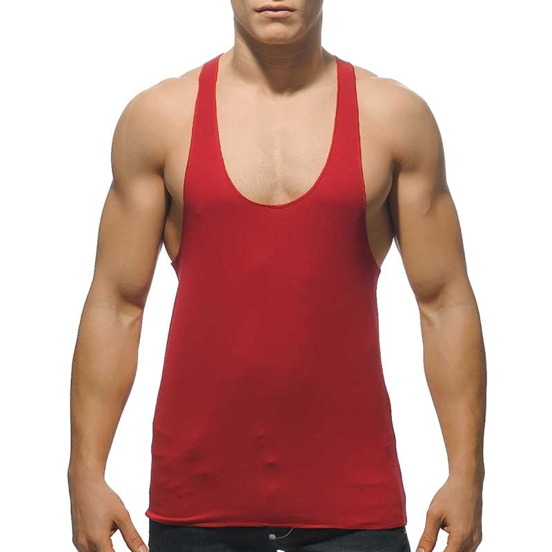 ADDICTED TANK TOP regular GYM TIME Athletic AD-340 Sportswear red