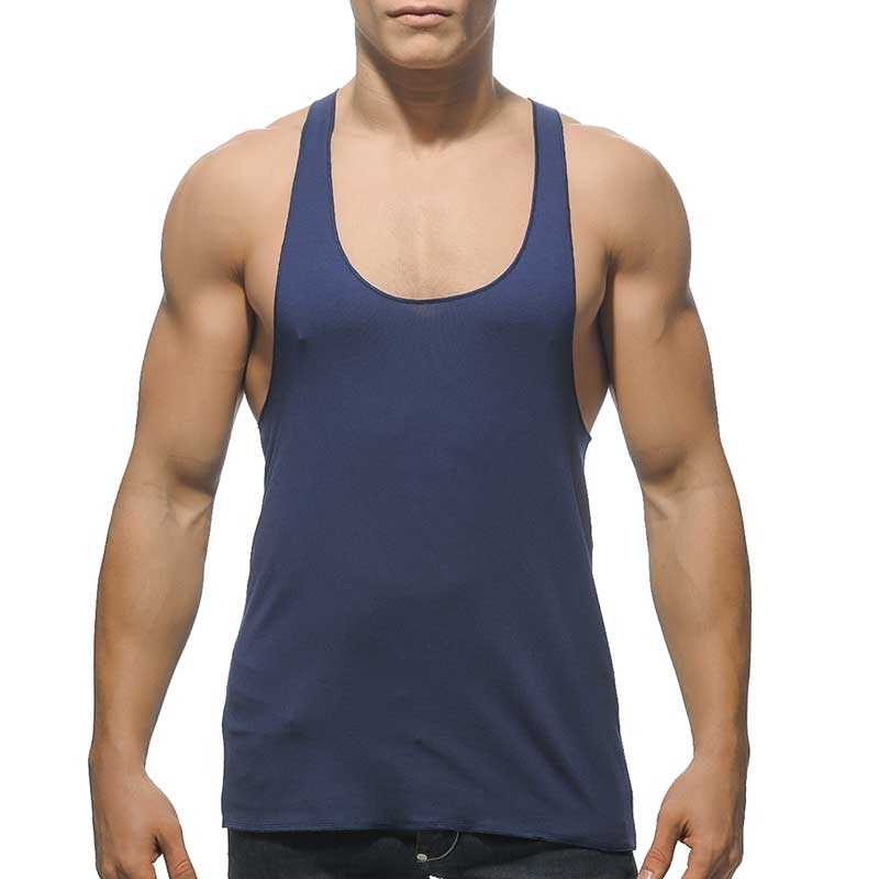 ADDICTED TANK TOP regular GYM TIME Athletic Power AD-340 Sportswear navy