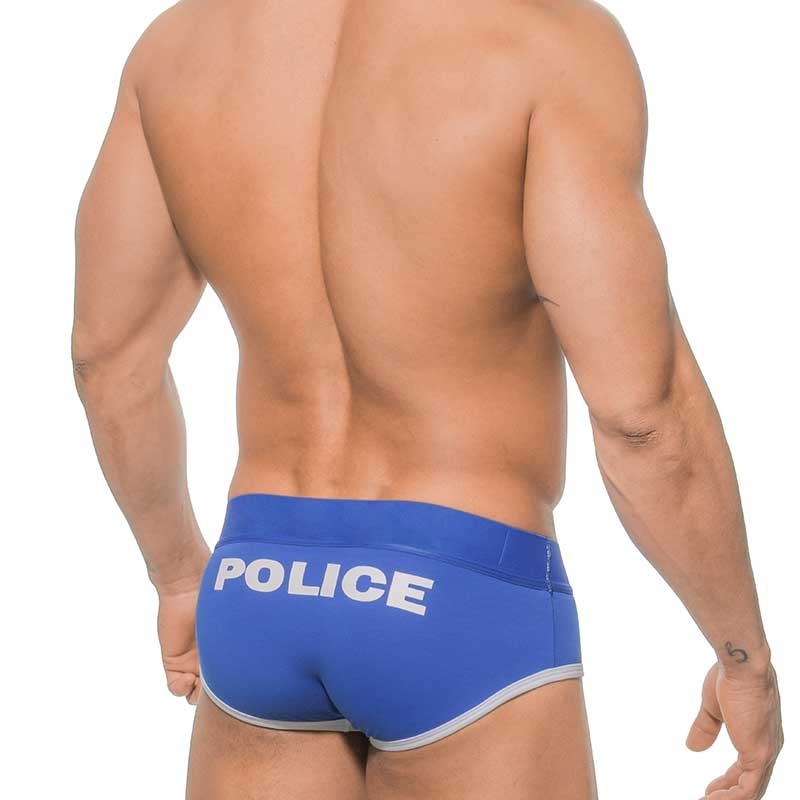 ADDICTED BRIEF hot POLICE MAN DAVE Club AD-144 Streetwear blue