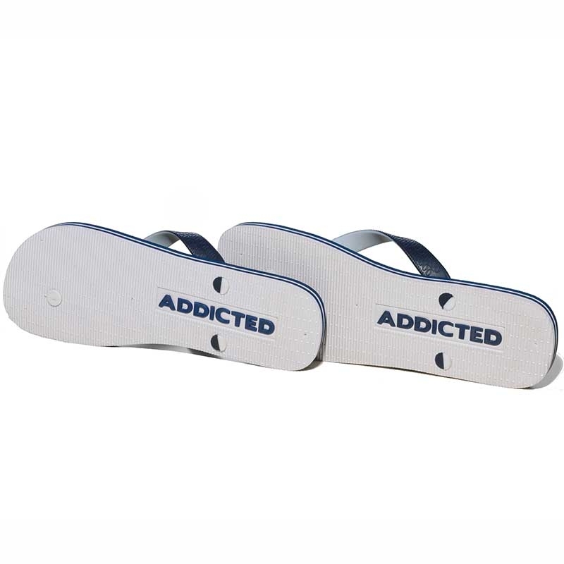 ADDICTED SANDALS bi-color AFF01 toes separator in dark blue