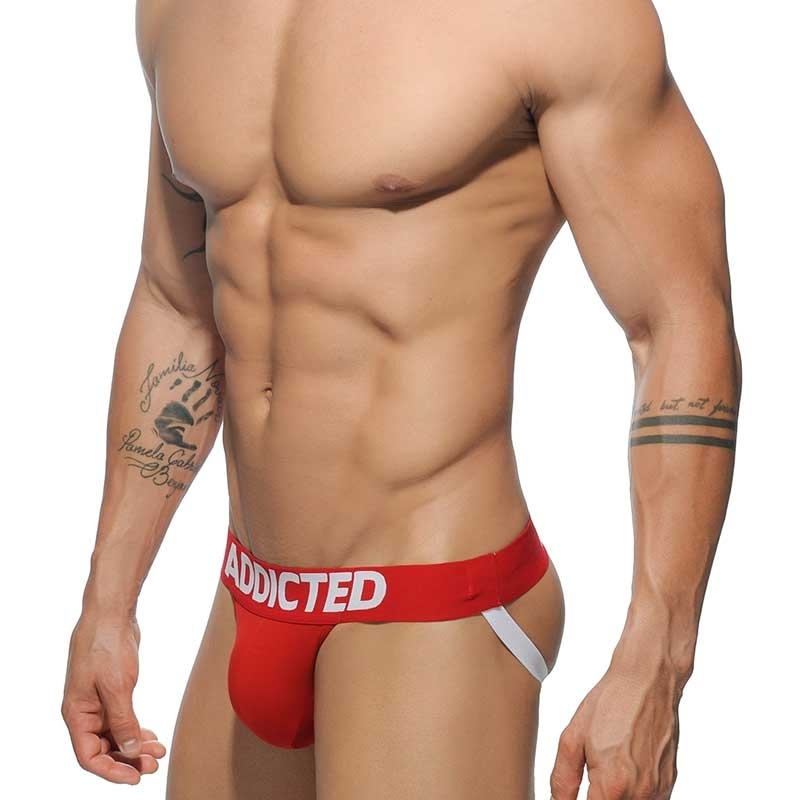 ADDICTED JOCK regular Fight BASIC STEVE Backless AD-469 Streetwear red