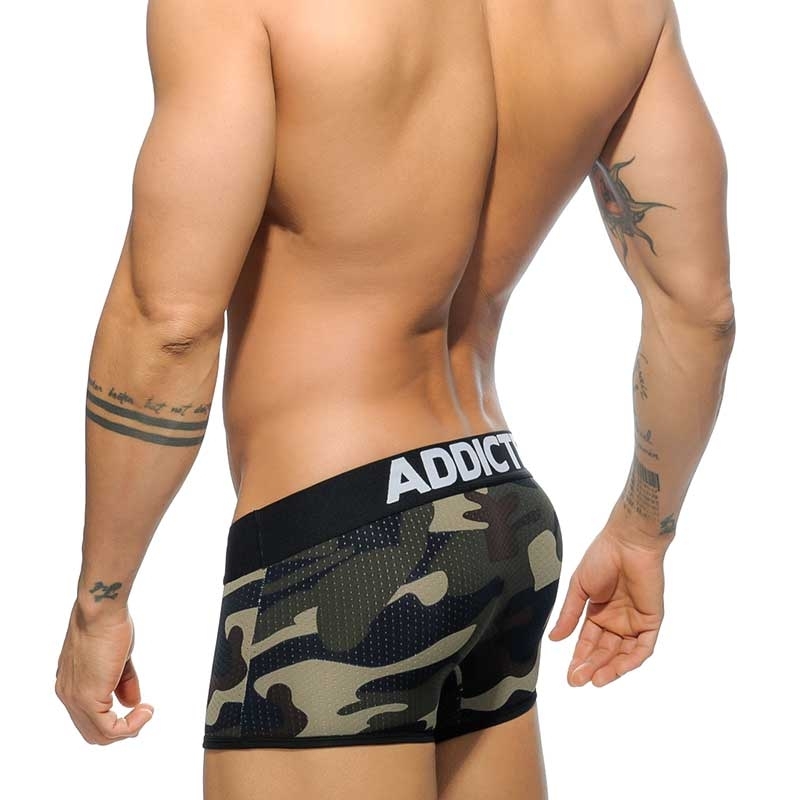 ADDICTED PANT hot Army CONTRAST MESH Comfort Fit AD-497 Mainstream camouflage-olive-orange