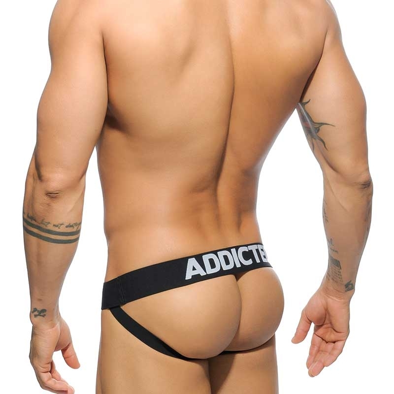 ADDICTED JOCK hot Electro CONTRAST MESH Backless AD-498 Mainstream blue-neon-green