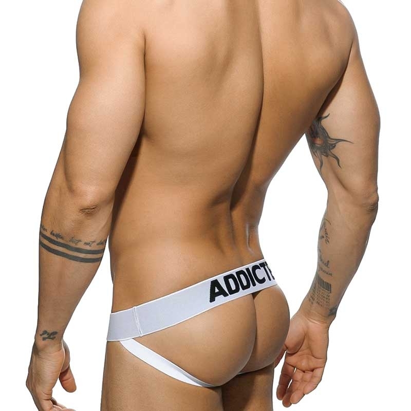 ADDICTED JOCK AD479P pouch with decorative stitching