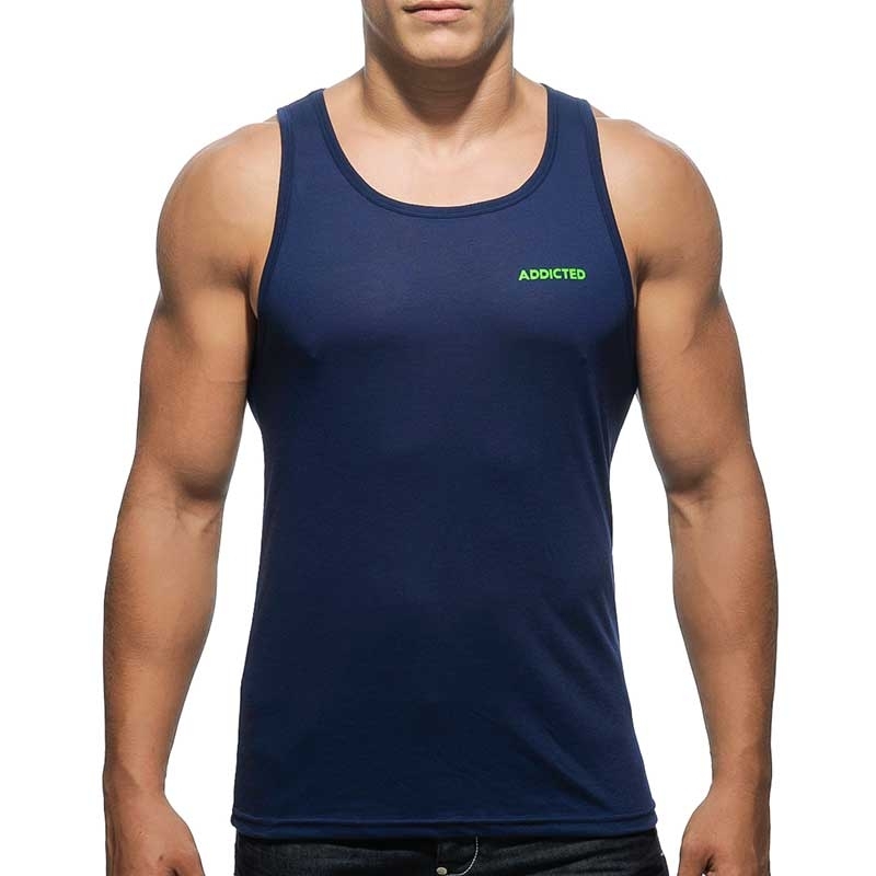 ADDICTED TANK TOP AD384 muscle cut