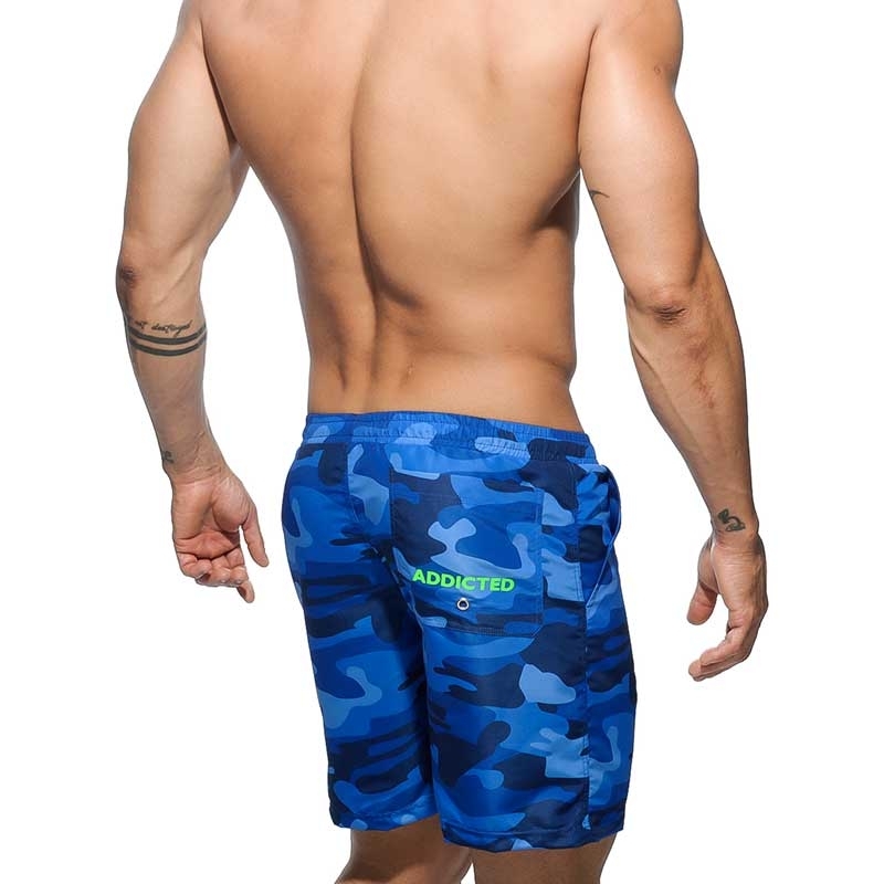 Addicted Swim Shorts CAMOUFLAGE SWIMWEAR SHORT ADS096, camouflage, ADDICTED, Brands