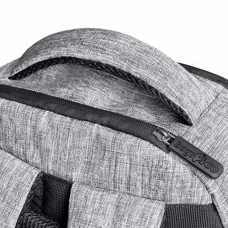 BAGS-2-GO BACKPACK regular WALL STREET Tages Tasche BS-15380 Streetwear grey-melange