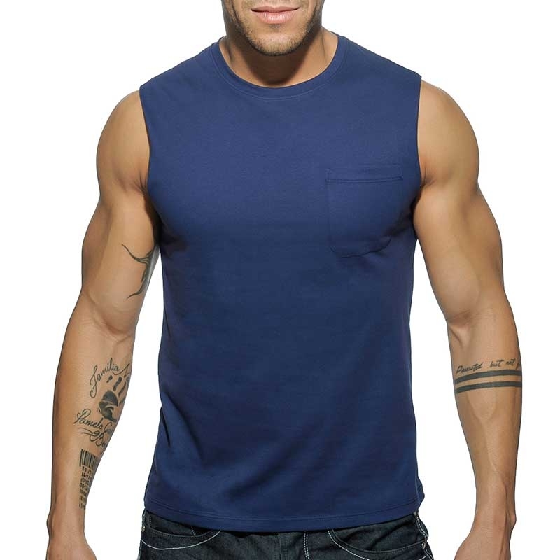 ADDICTED TANK TOP AD531 with pocket
