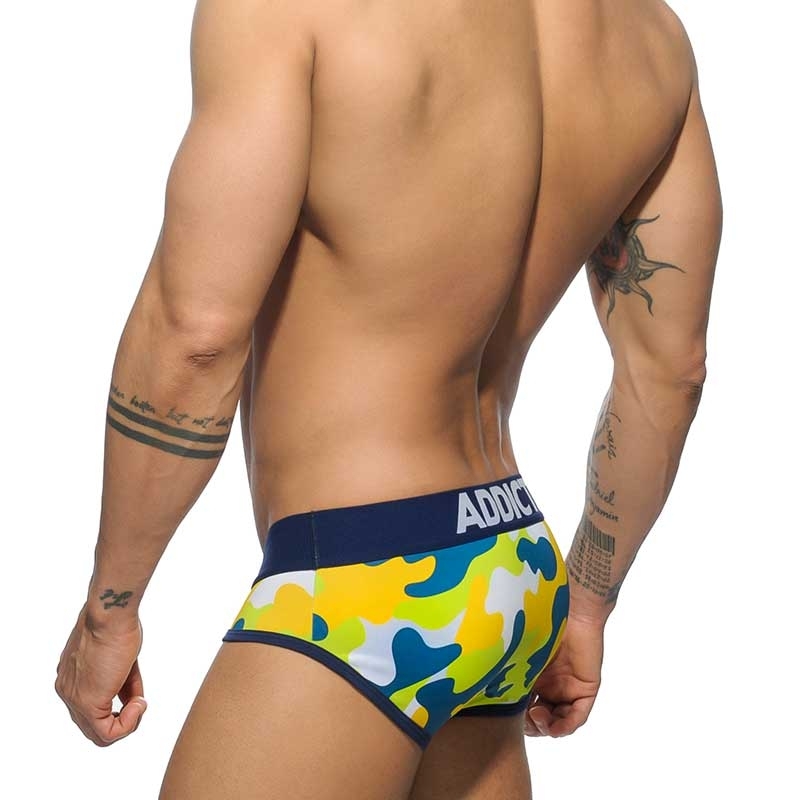 ADDICTED BRIEF AD579 colorful camouflage
