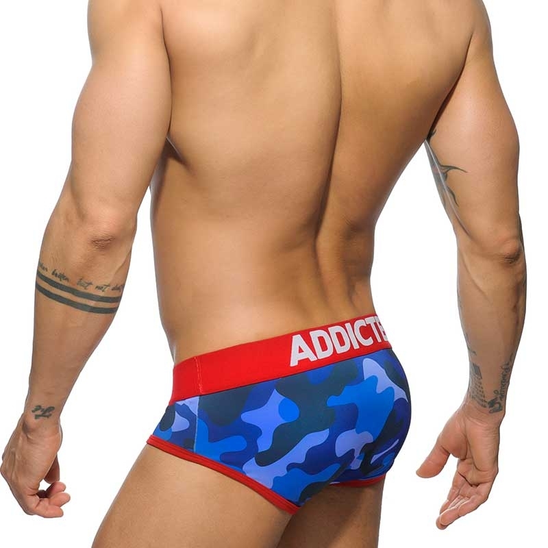 ADDICTED BRIEF AD579 colorful camouflage