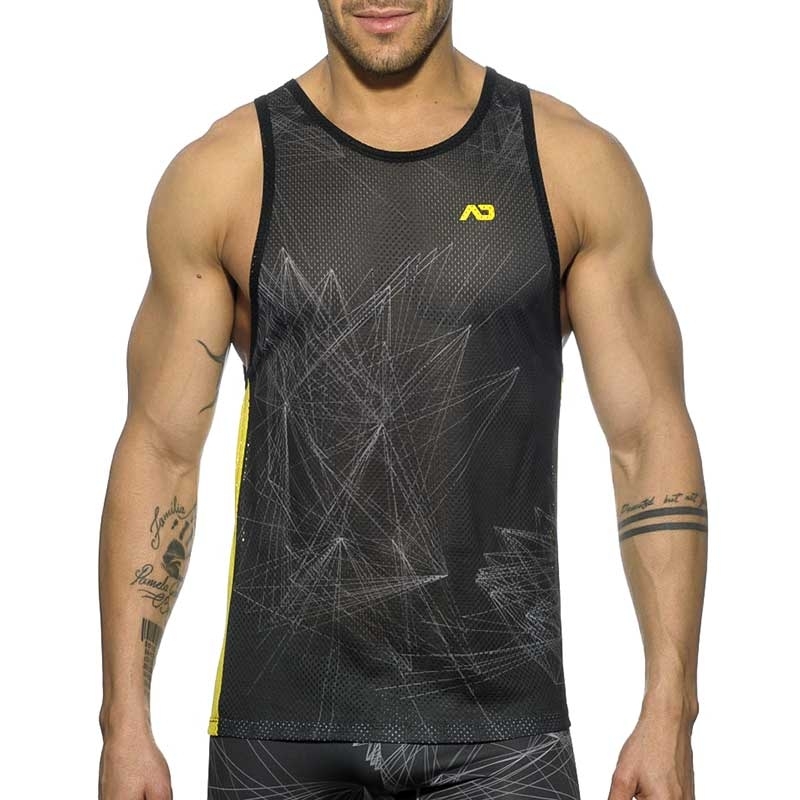 ADDICTED TANK TOP AD558 abstract mesh