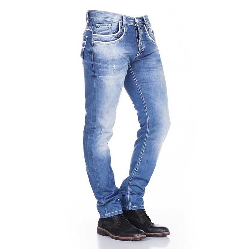 CIPO and BAXX  JEANSHOSE C1127 Klassische blue Jeans