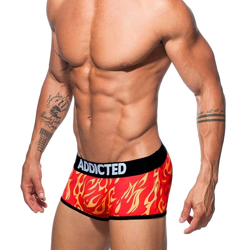 ADDICTED PANT AD598 with fire print