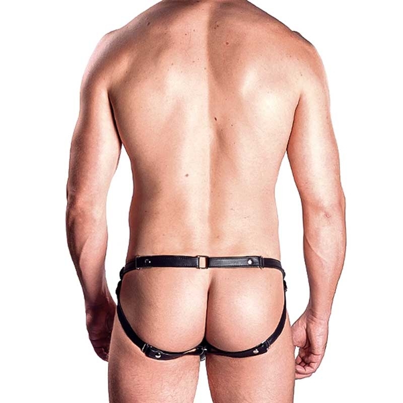 MISTER B LEATHER JOCK 22100 with metal studs