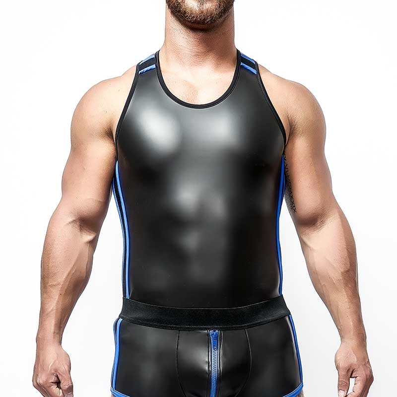 MISTER B NEOPRENE TANK TOP 340610 with athletic fit