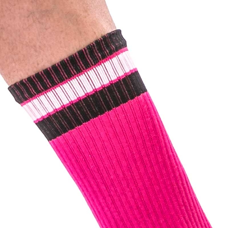 BARCODE Berlin STOCKING street Paris 91445 fitness socks pink