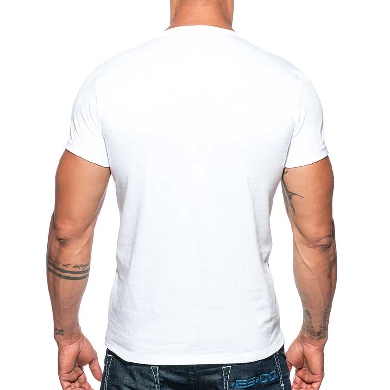 ADDICTED T-SHIRT military AD610 base for everyone in white