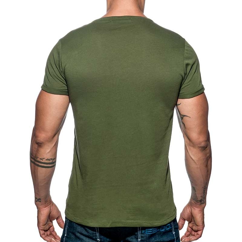 ADDICTED T-SHIRT military AD610 base for everyone in oliv green
