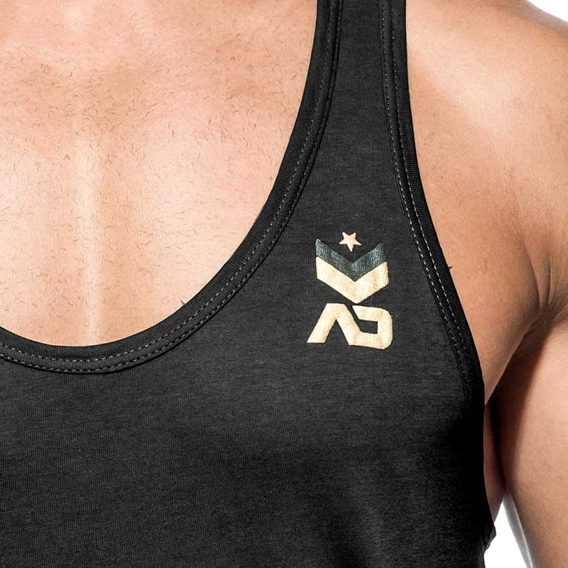 ADDICTED TANK TOP military AD611 base for everyone in black