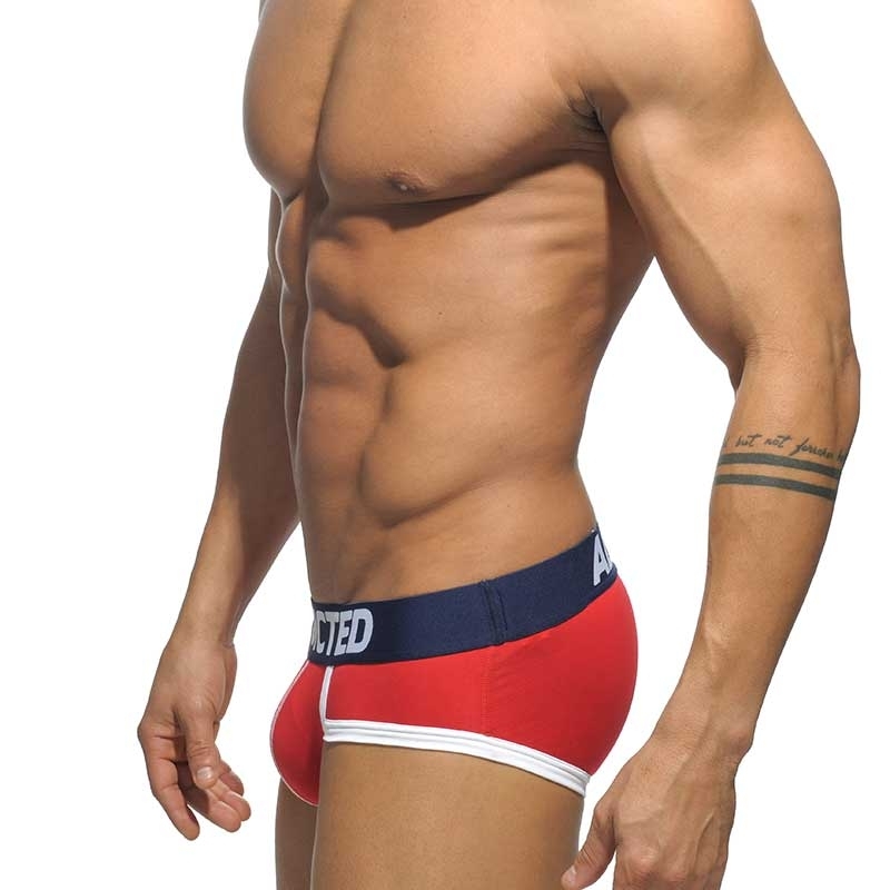 ADDICTED BRIEF basic AD301P relaxed day in red