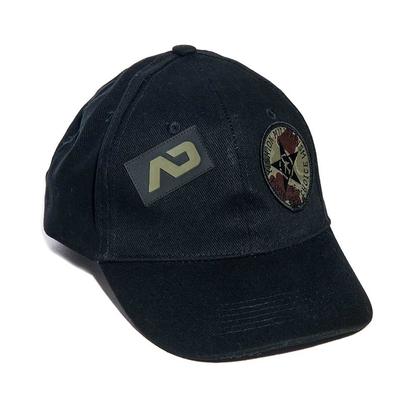 ADDICTED CAP army black AD687 design im 6-Paneel Look