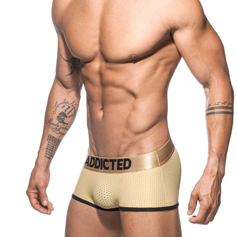 ADDICTED BOXER mesh sunnyboy AD669 in gold