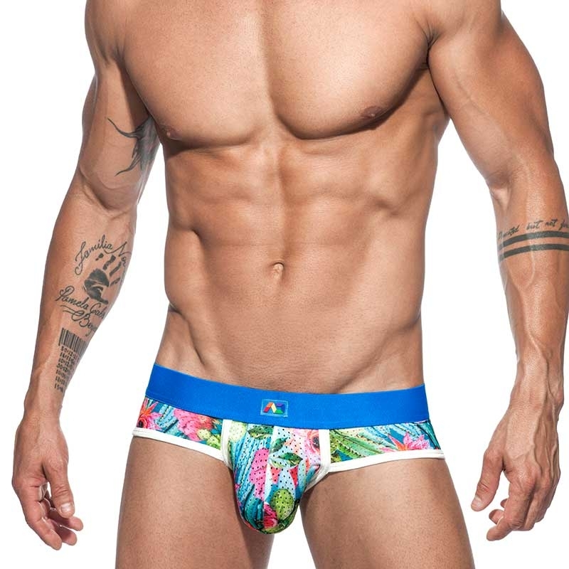 ADDICTED BRIEF mesh cactus AD690 with push-up system