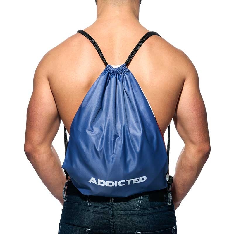 ADDICTED RUCKSACK basic sport AD658 bicolor backpack white-navy