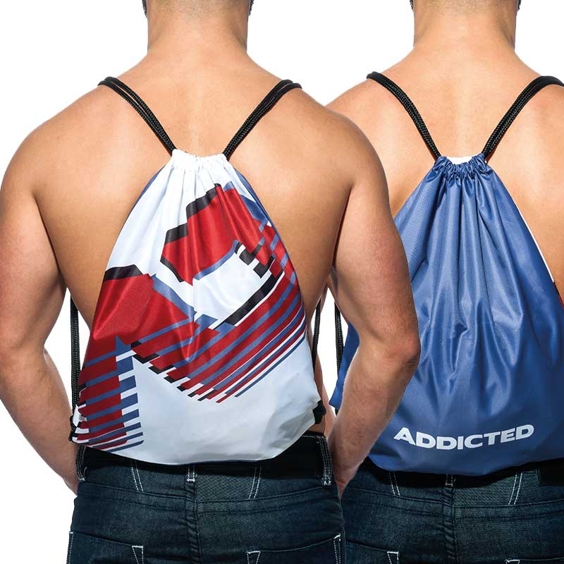 ADDICTED BACKPACK basic sport AD658 bicolor white-navy