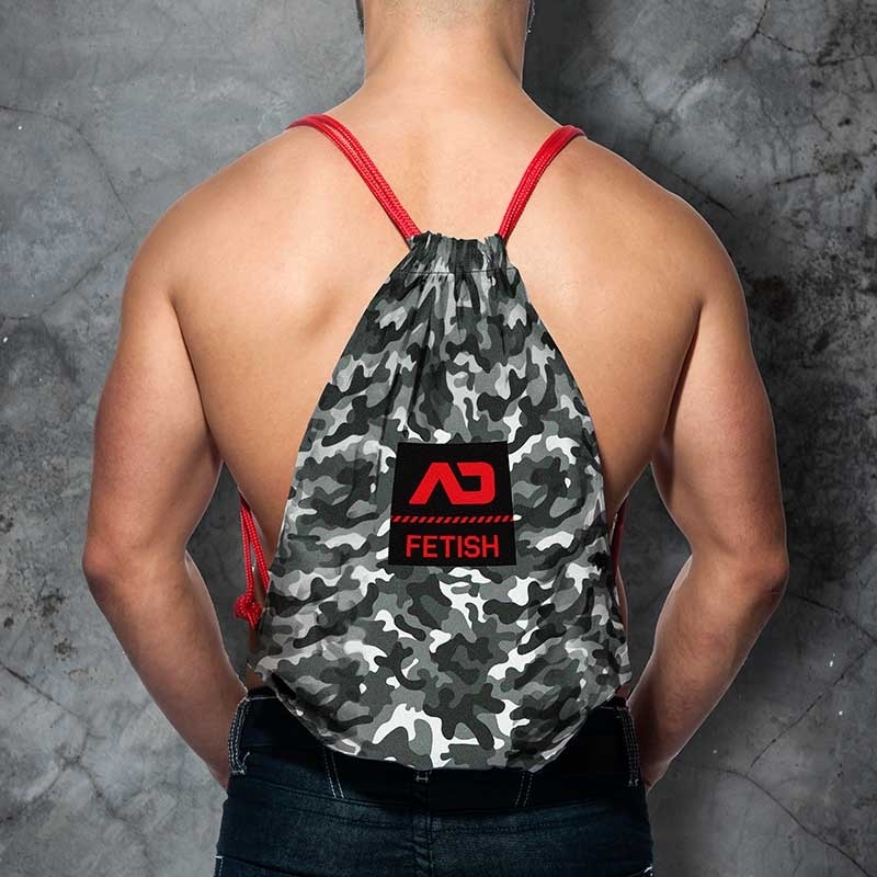 AD-FETISH RUCKSACK camouflage ADF90 backpack in black
