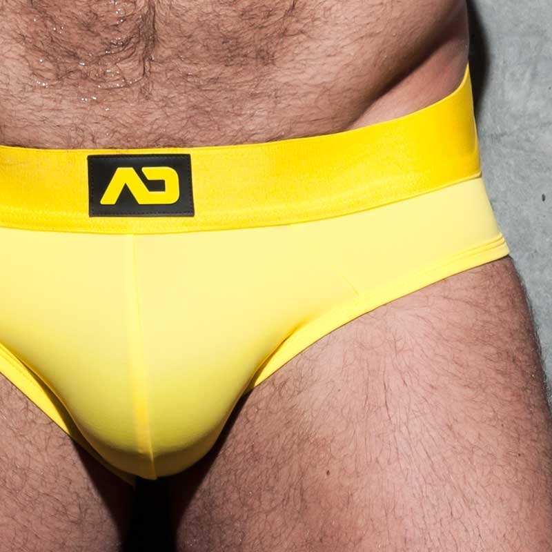 AD-FETISH backless BRIEF basic ADF92 unicolor yellow