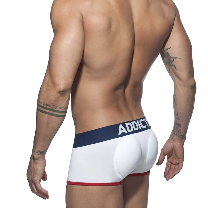 ADDICTED BOXER 2in1 AD414 Push Up Pouch & Ass in white