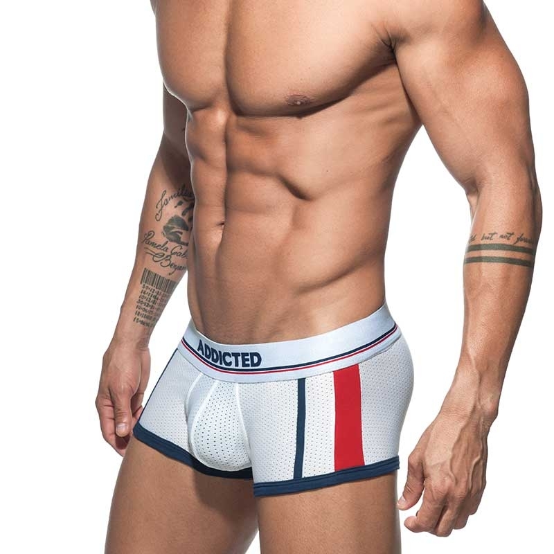 ADDICTED BOXER mesh AD739 sporty in white