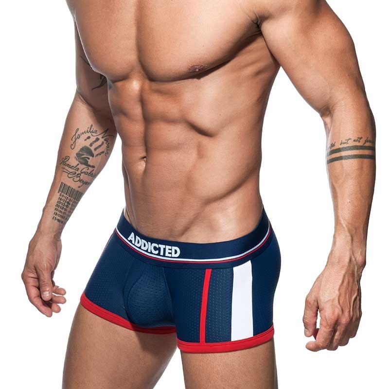 ADDICTED BOXER mesh AD739 sporty in dark blue
