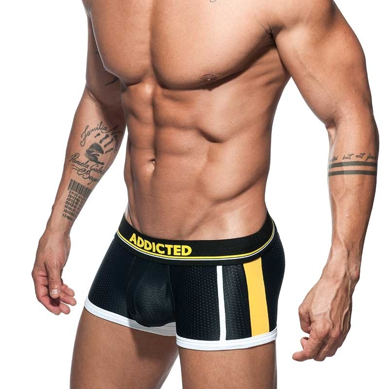 ADDICTED BOXER mesh AD739 sporty in black
