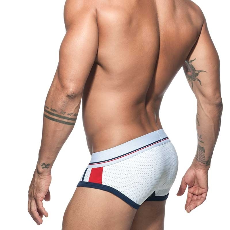 ADDICTED BRIEF mesh AD738 sporty in white