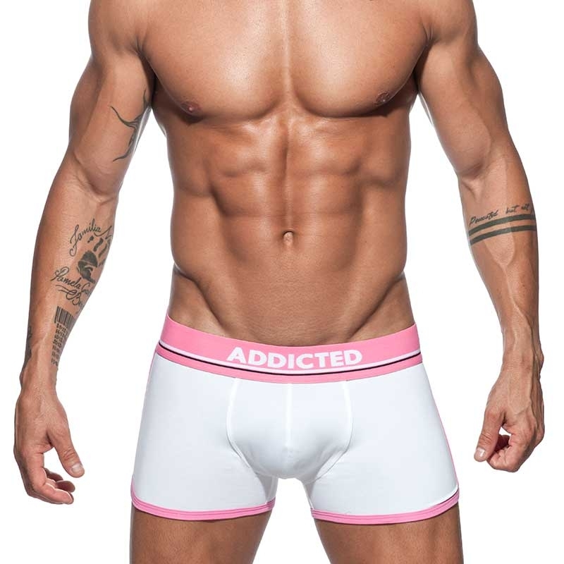 ADDICTED trunks PANTS wavy AD729 swinging in white