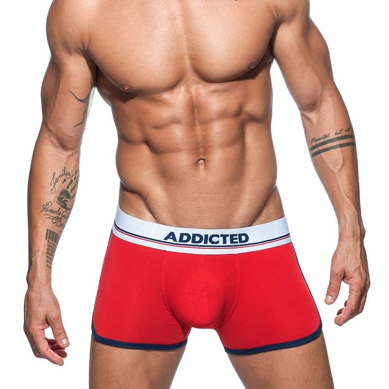 ADDICTED trunks PANTS wavy AD729 swinging in red